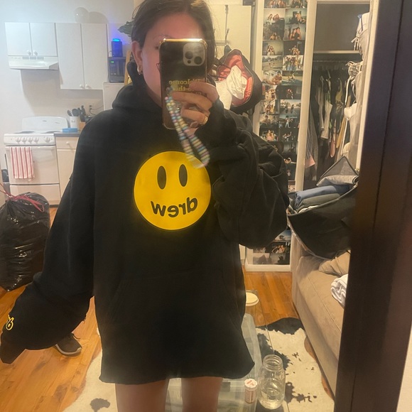 DREW HOUSE Black Deconstructed Mascot Hoodie XL - Picture 3 of 6